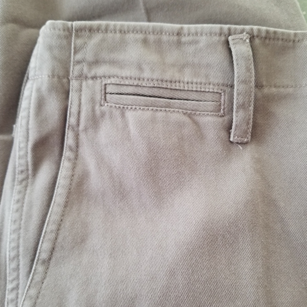 Golden Goose Cropped Chino Pants Size IT 44 Khaki Beige - Picture 7 of 12